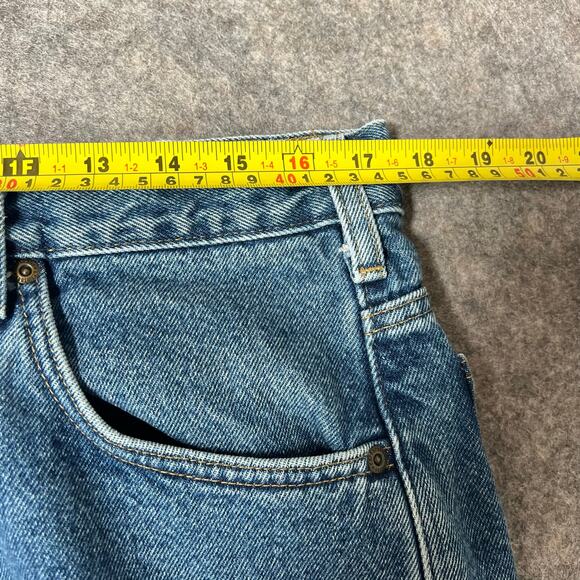 Carhartt Blue Denim Flannel Lined Relaxed Fit Jeans (B172 DST) Size 36Wx30L - Picture 7 of 9